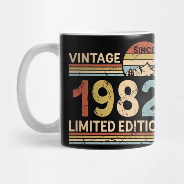 Vintage Since 1982 Limited Edition 41st Birthday Gift Vintage Men's by Schoenberger Willard